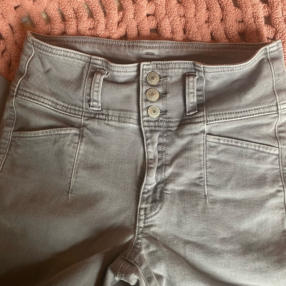 American Eagle Outfitters Gray Denim Jeans